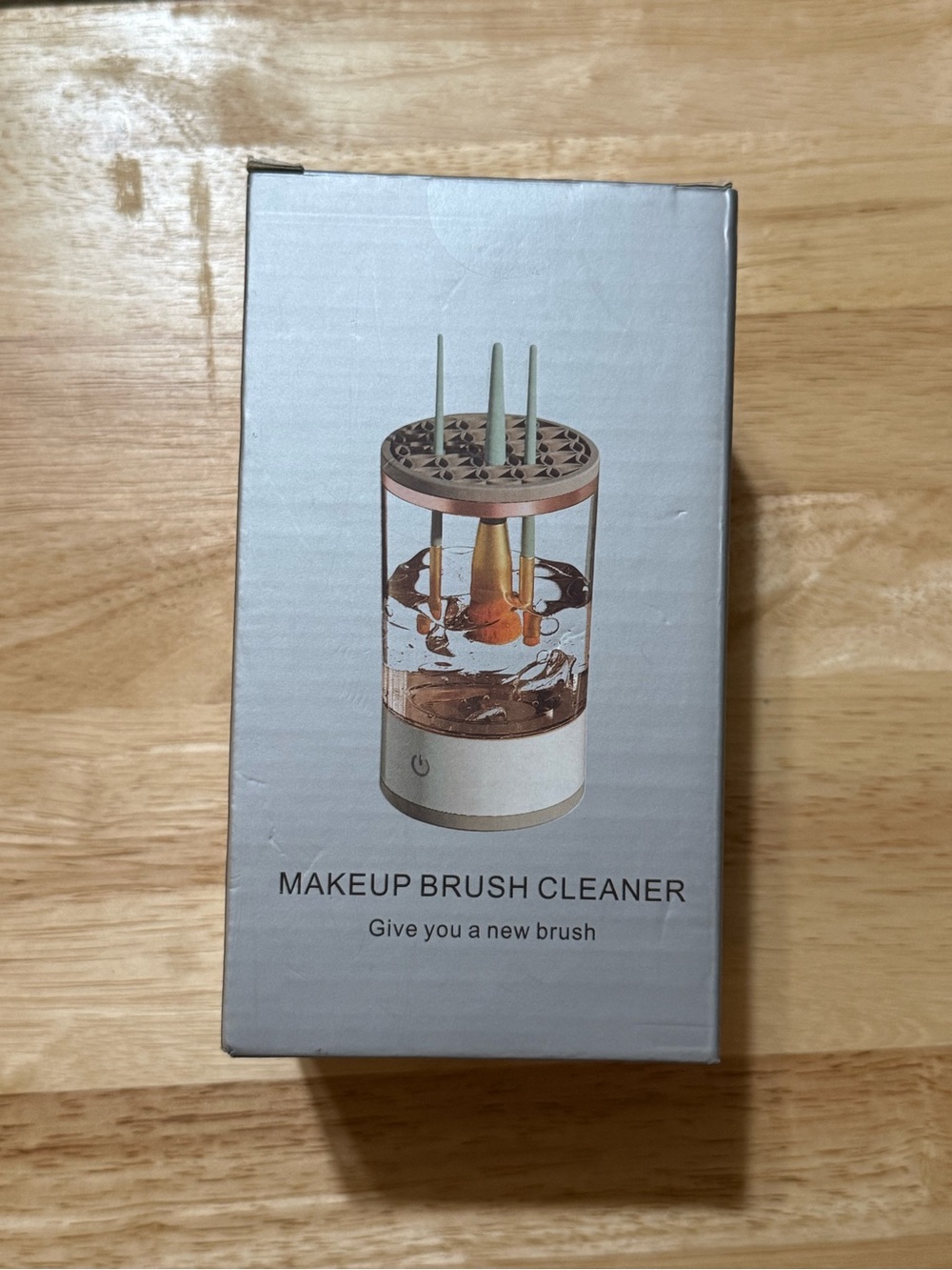 NWT - Makeup Brush Cleaner - Rose Gold & White - Sealed box